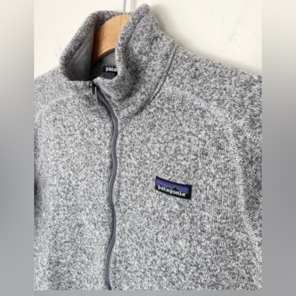 Patagonia Better Sweater Full Zip Jacket Womens Size M Birch White - Picture 5 of 7